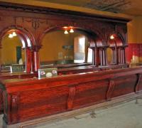 1H...1 OF THE  FINEST  ANTIQUE  BARS  IN THE  WORLD  !!!!!  MINT ORIGINAL  CONDITION -   C. 1880 -   BRUNSWICK  -  20 FT L  X  11 FT  H   .