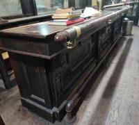 2N-16-FT-MATCHING-ANTIQUE-FRONT-BAR-C.-1880-ALL-ORIGINAL