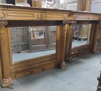 2BB....ADD  TEXT  -   ANTIQUE  BACK  BAR  TOP  - NOW   10  FT  LONG  -  CAN BE  SEPARATED TO  BECOME  UP  TO   18  FT   LONG  - C. 1880    