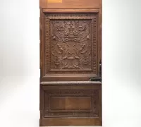 14MM.....VANDERBILT  MANSION   !!!!   - NEW YORK  CITY -  C. 1870...THE   FINEST  ANTIQUE   CARVED  DOORS IN THE  USA  !!!!!!!   84  X   41 .